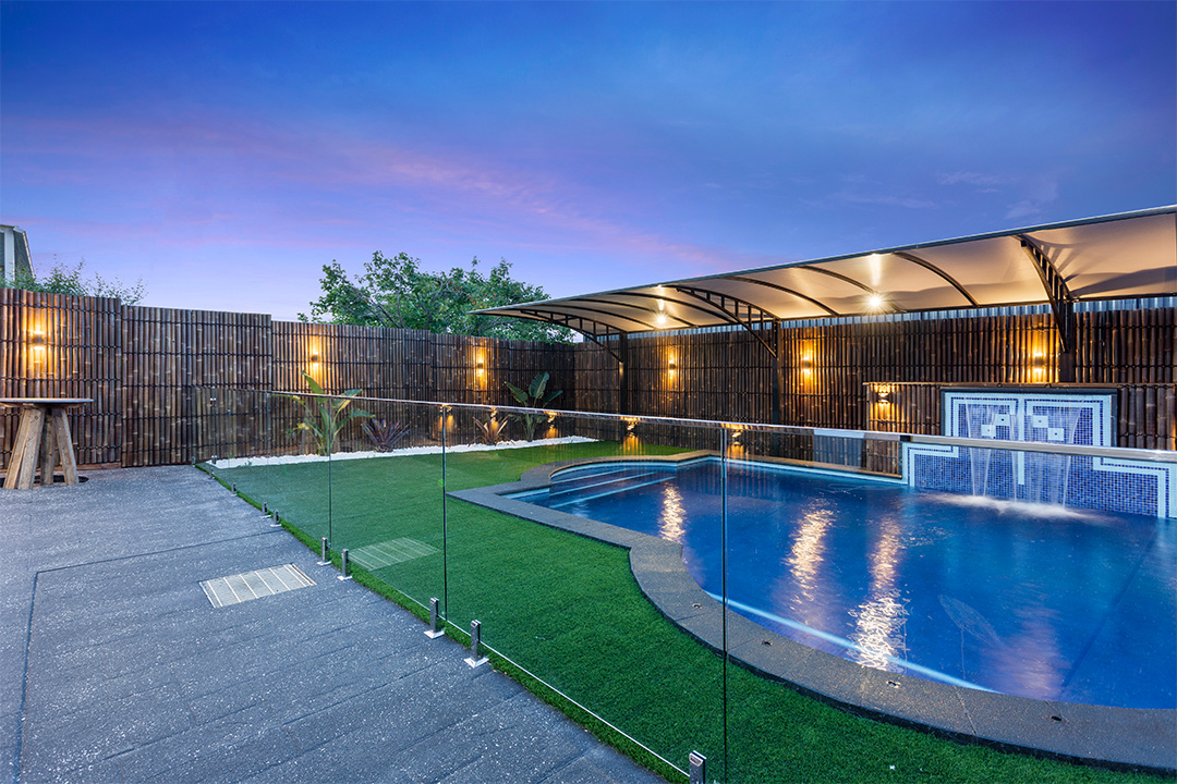 Exotic Bamboo Fencing and Electrical Project 1